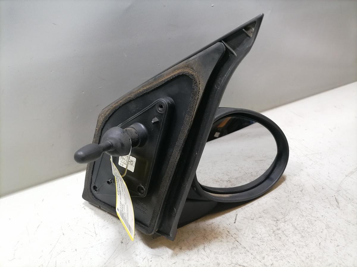 Toyota Aygo 1 original Au&szlig;enspiegel rechts manuell verstellbar 211 Schwarz Bj.2006